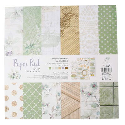 Eno Greeting Pattern Paper Book 10"X10" Design 16