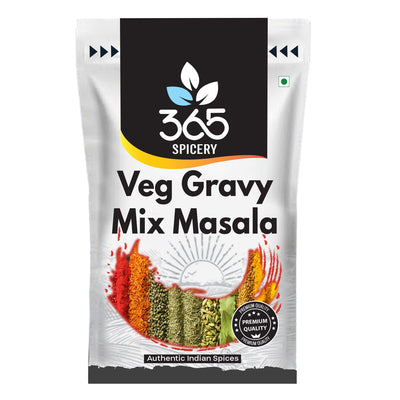 365 SPICERY Veg Gravy Mix Masala | Authentic Flavor for Indian & International Cuisines - 100 gm