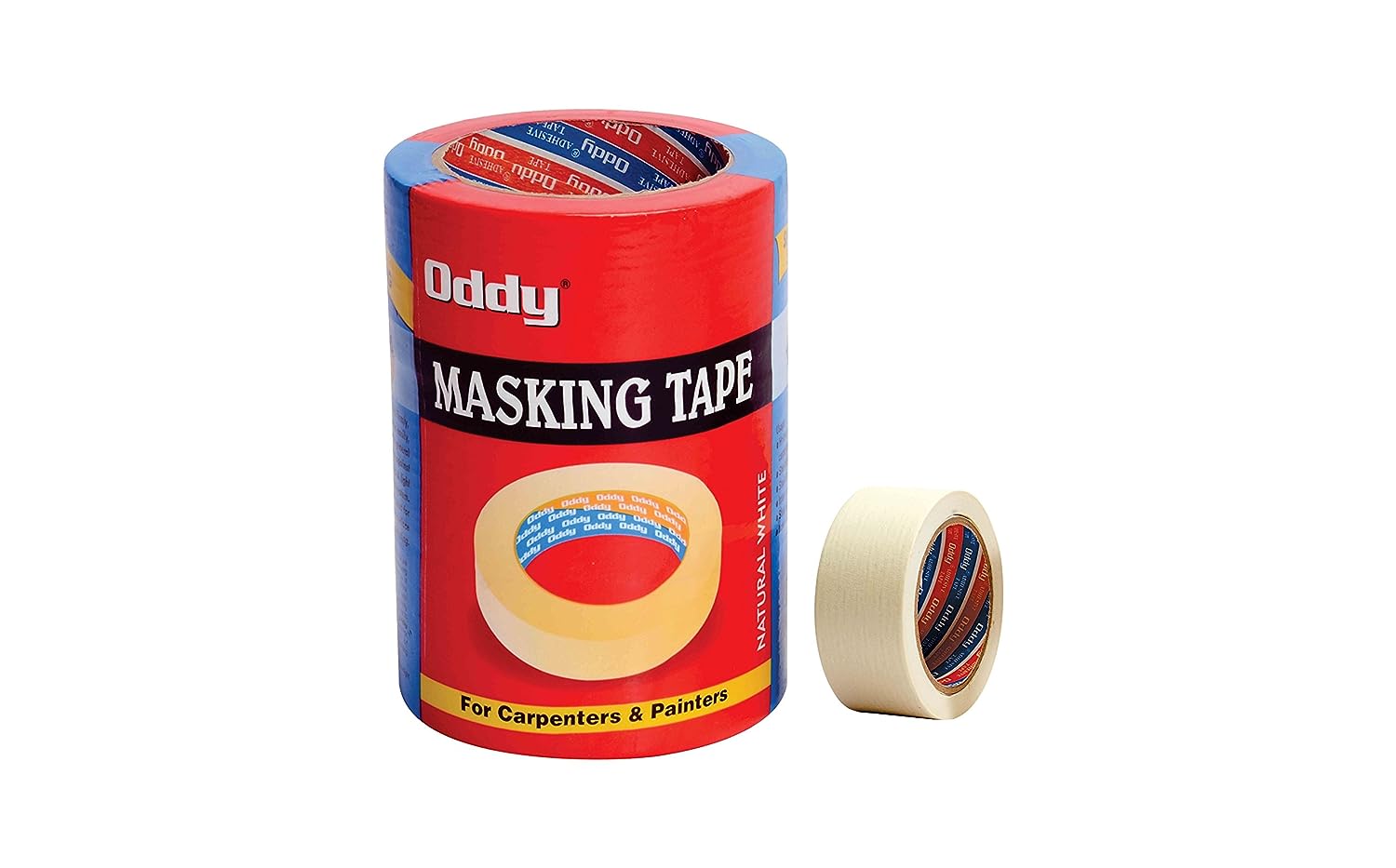 Oddy 72mm Super Strong Self Adhesive Masking Tape-20 Mtrs. (Set of 2)