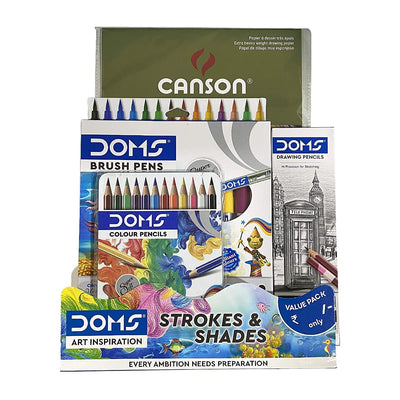 DOMS Art Inspiration Series Strokes & Series, Art Kit