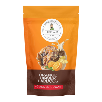 Orange Chocolate Laddoos | Orange Ginger Laddoos - No Added Sugar | 100% Natural