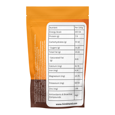 Orange Chocolate Laddoos | Orange Ginger Laddoos - No Added Sugar | 100% Natural