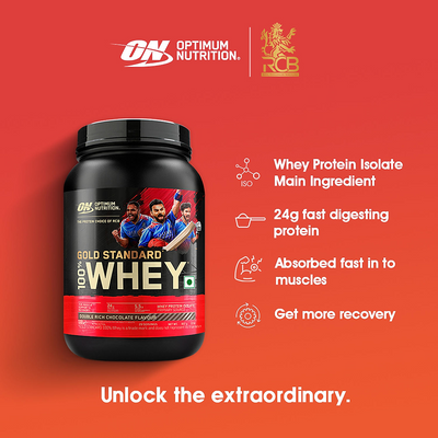 Optimum Nutrition (ON) Gold Standard Pre-Workout- 142.5g/15 single serve packs (Green Apple Flavor), For Energy, Focus, Power, Endurance & Performance and Gold Standard 100% Whey Protein Powder | Double Rich Chocolate | 2 lbs
