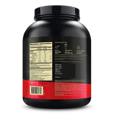 Gold Standard 100% Whey Protein Powder | Double Rich Chocolate | 5 lbs and Optimum Nutrition (ON) Gold Standard Pre-Workout- 142.5g/15 single serve packs (Green Apple Flavor), For Energy, Focus, Power, Endurance & Performance
