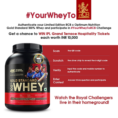 Gold Standard 100% Whey Protein Powder | Double Rich Chocolate | 5 lbs and Optimum Nutrition (ON) Gold Standard Pre-Workout- 142.5g/15 single serve packs (Green Apple Flavor), For Energy, Focus, Power, Endurance & Performance
