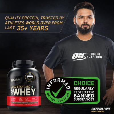 Limited Edition Optimum Nutrition (ON) Gold Standard 100% Whey Protein Powder 2 lb, 907g (Alphonso Mango)