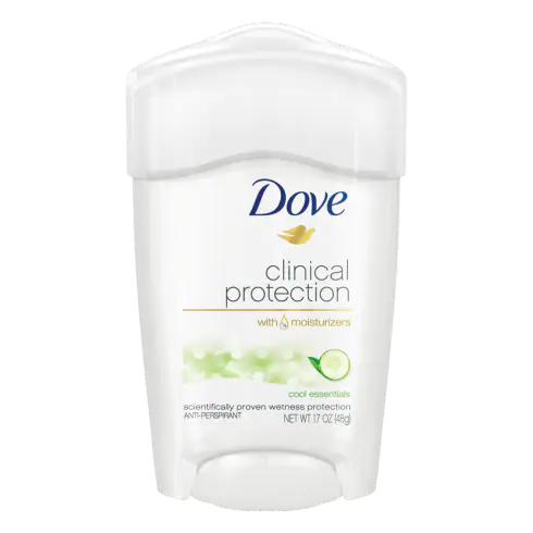 Dove Clinical Protection Antiperspirant Deodorant Cool Essentials 1.7 oz