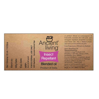 Ancient Living Insect Repellent Blended Oil