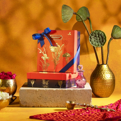 Forest Essentials Patina Rose Glow Kit Gift Box