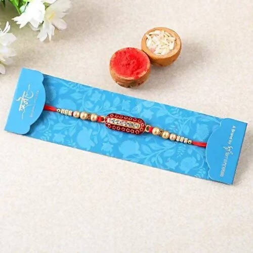 Capsule Rakhi and Ferrero Rocher Box