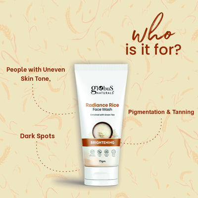 Globus Naturals Radiance Rice Face Wash