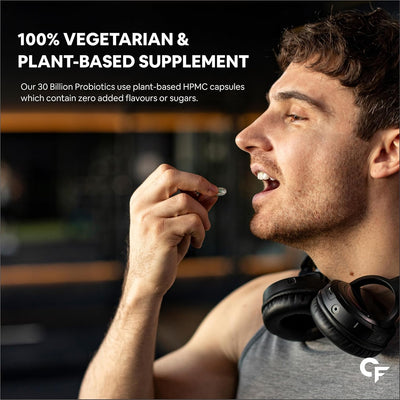 Carbamide Forte Probiotics Supplement 30 Billion for Women & Men - 60 Veg Capsules