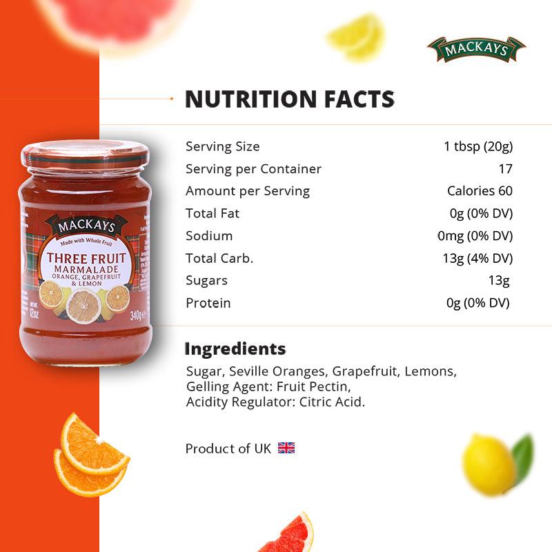Marmalade Three Fruit
