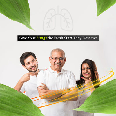 Health Veda Organics Lung Detox Veg Capsules