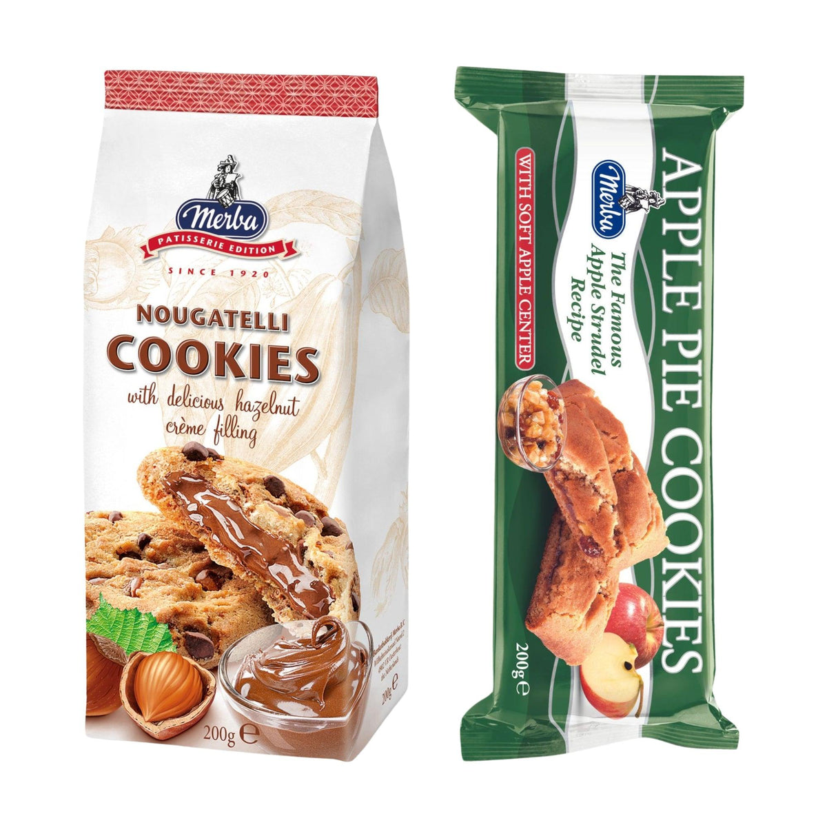 Apple Pie Cookies And Pastre Nougatelli Cookies|Combo Of 2