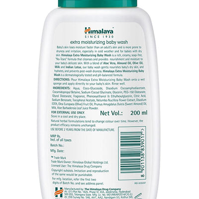 Himalaya Extra Moisturizing Baby Wash