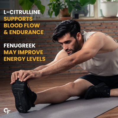 Carbamide Forte Testosterone Booster | Testosterone Supplement for Men | Testo Booster with Tribulus 1000mg | Testo Booster For Men | Testosterone Tablets With Ashwagandha, L-Citrulline & Kaunch Beej | 60 Veg Tablets