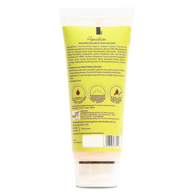 Amarantha Ayurvedic Avocado & Lemon Face Wash