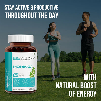 Biovitalia Organics Moringa Capsules For Immunity Booster