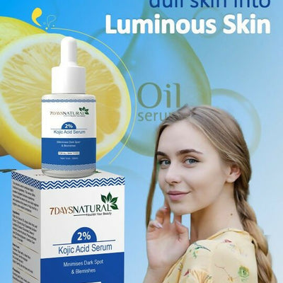7 Days 2% Kojic Acid Face Serum with Niacinamide for Dark Spots Pigmentation