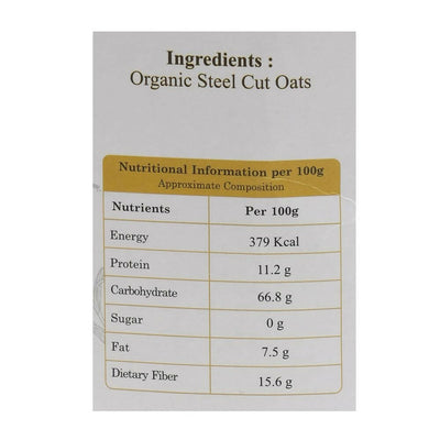 Arya Farm Organic Steel Cut Oats