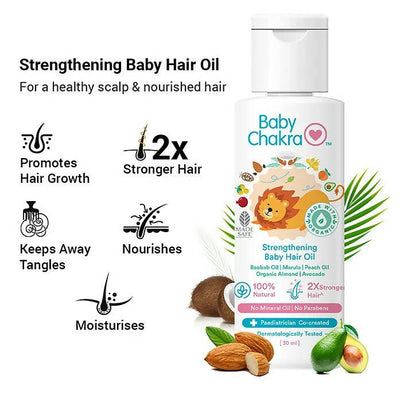 BabyChakra Massage Oil Hair Oil & Coconut Oil Combo