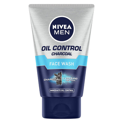 Nivea Men Face Wash for Oily Skin, Charcoal for Oil Control