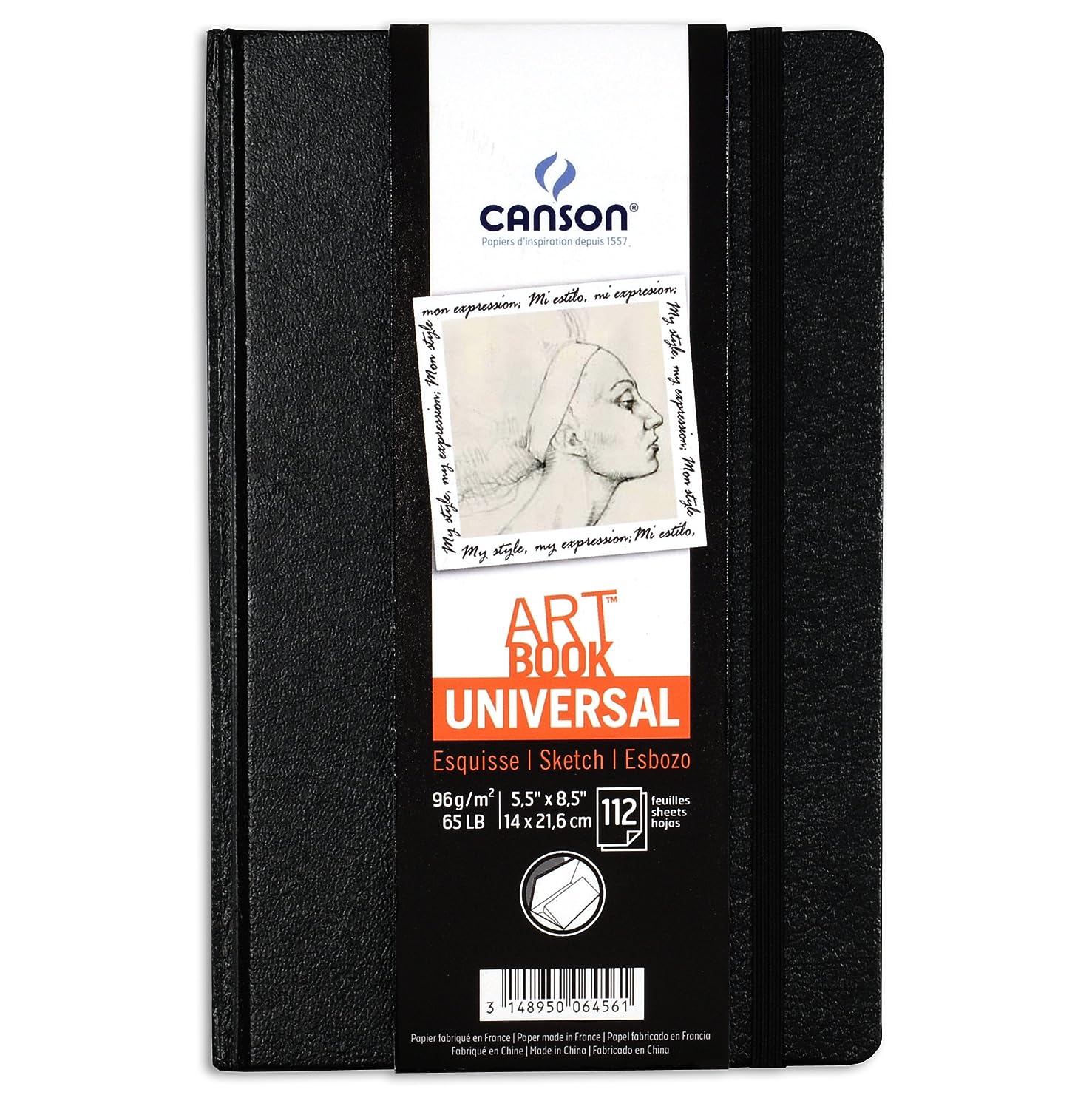 Canson Universal Hardbound, 5.5cm x 8.5cm