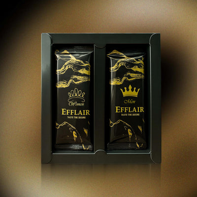 Efflair Premium Chocolate for Men & Women | Indulgence with Natural Herbs | Romantic Gift | Gluten-Free & Vegan | 2x20g