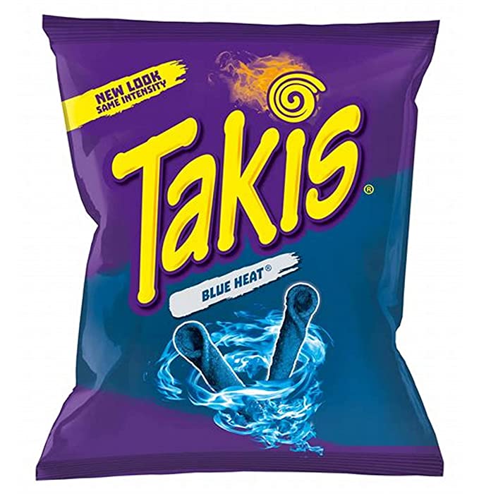 Takis Blue Heat Rolled Chips 113g