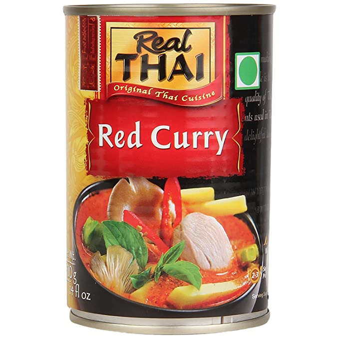 Real THAI Original Thai Cuisine Red Curry Paste - 400 GM