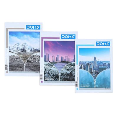 Doms Clean Up Series Notebook - A4 - Single Line
