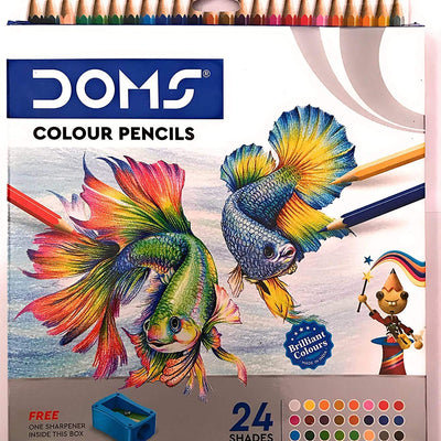 Doms Fsc 24 Shades Colour Pencil