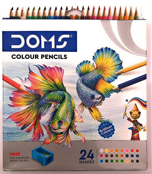 Doms Fsc 24 Shades Colour Pencil