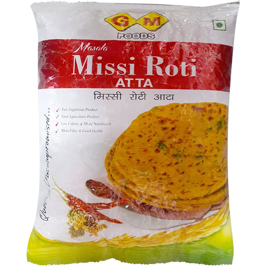 GM Foods Missi Roti Atta - Masala, 500g Pouch