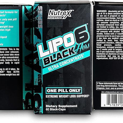 Nutrex Research Lipo-6 Black Hers Ultra Concentrate Pills For Women