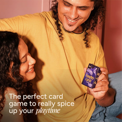 MYMUSE Naughty Card Game for Couples, 50 Cards, 4 Categories, Dare Together, Action-Based, Date Night Cards, Indoor Games, Perfect Gifting Idea for Birthday, Anniversary, Cute Gifts