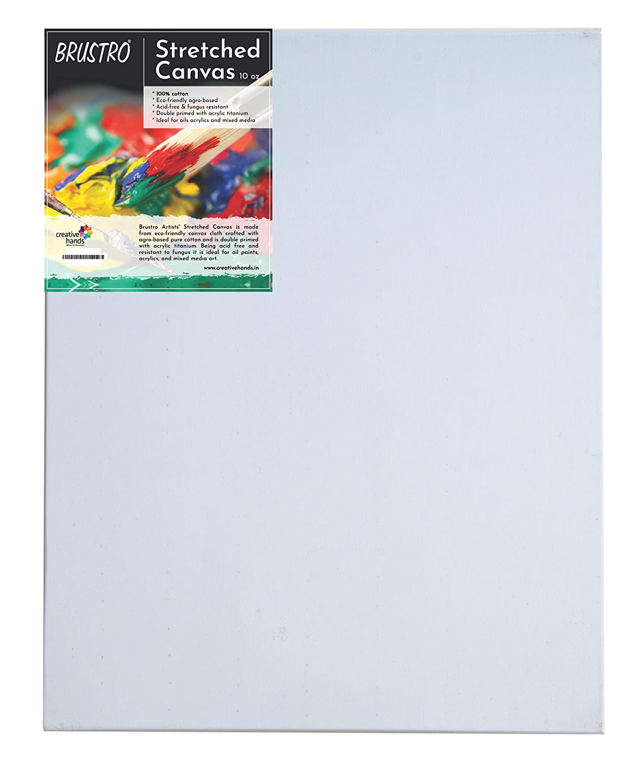 Brustro Artists Stretched Cotton Canvas 16"x20"