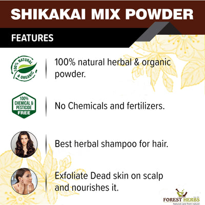 Forest Herbs Shikakai Mix Hair Care Powder