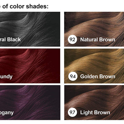 Color Mate No Ammonia Hair Color, 150g (9.1 Natural Black)