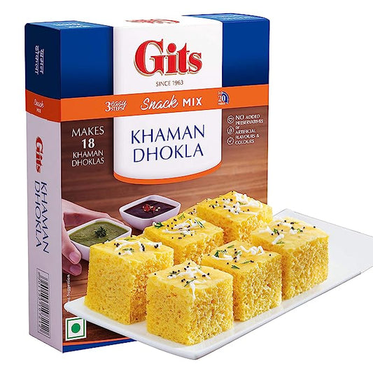Gits Instant Snack Mix - Khaman Dhokla, 180g