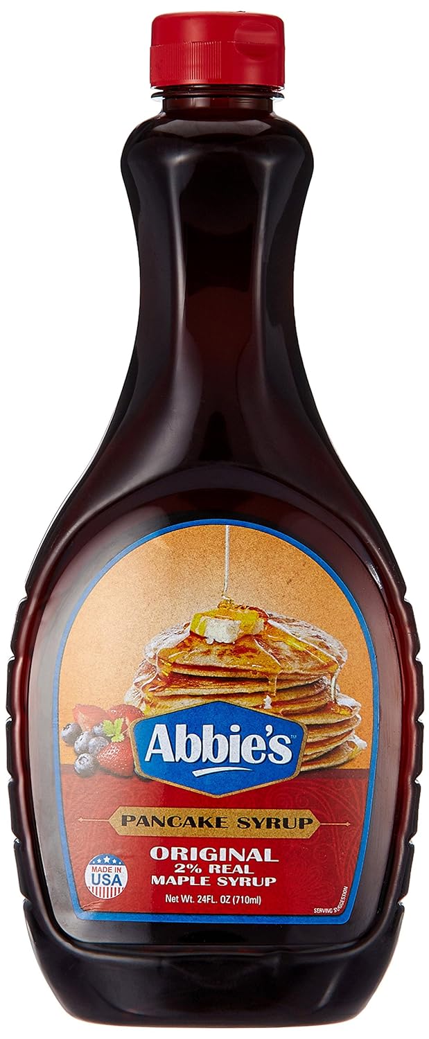 Abbie's Pancake Syrup, 710ml, | American Recipe | Use on Pancakes, Waffles, Ice Creams, Crepes, French Toast