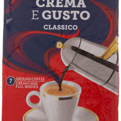 4x Lavazza Crema E Gusto Ground Coffee Powder, (Pack of 4 - 250 g each)