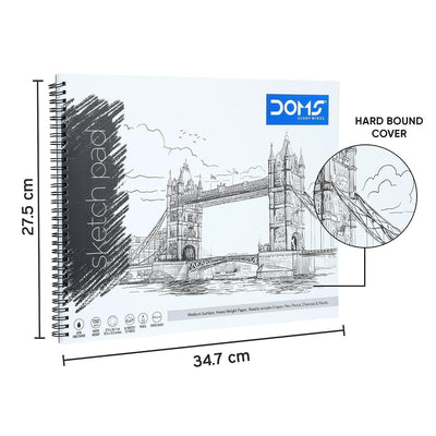 DOMS Sketch Pad Wiro - 150 GSM Paper 36 Sheets