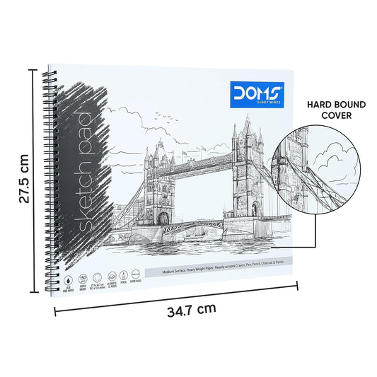 DOMS Sketch Pad Wiro - 150 GSM Paper 36 Sheets