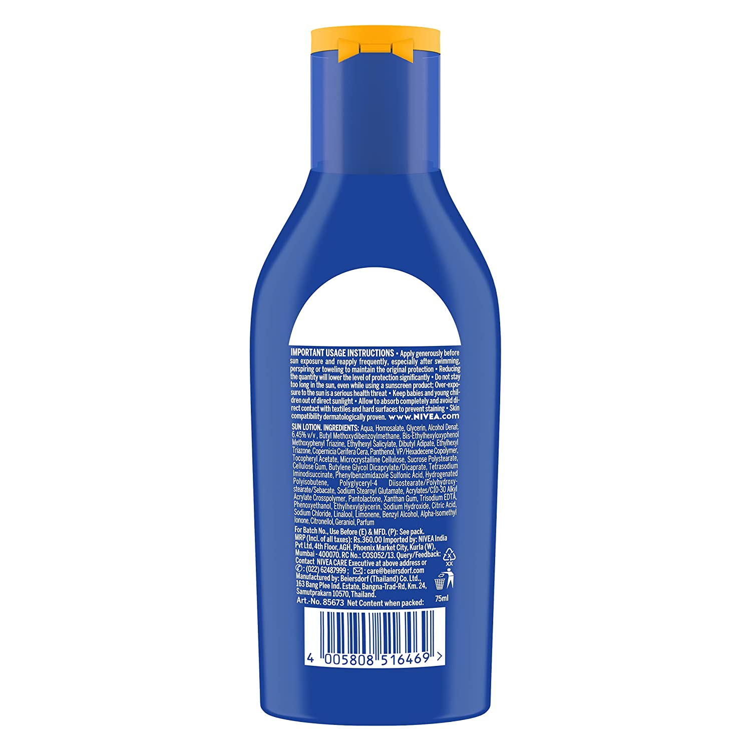 Nivea Sun Lotion- SPF 50+ PA+++ with UVA & UVB Protection