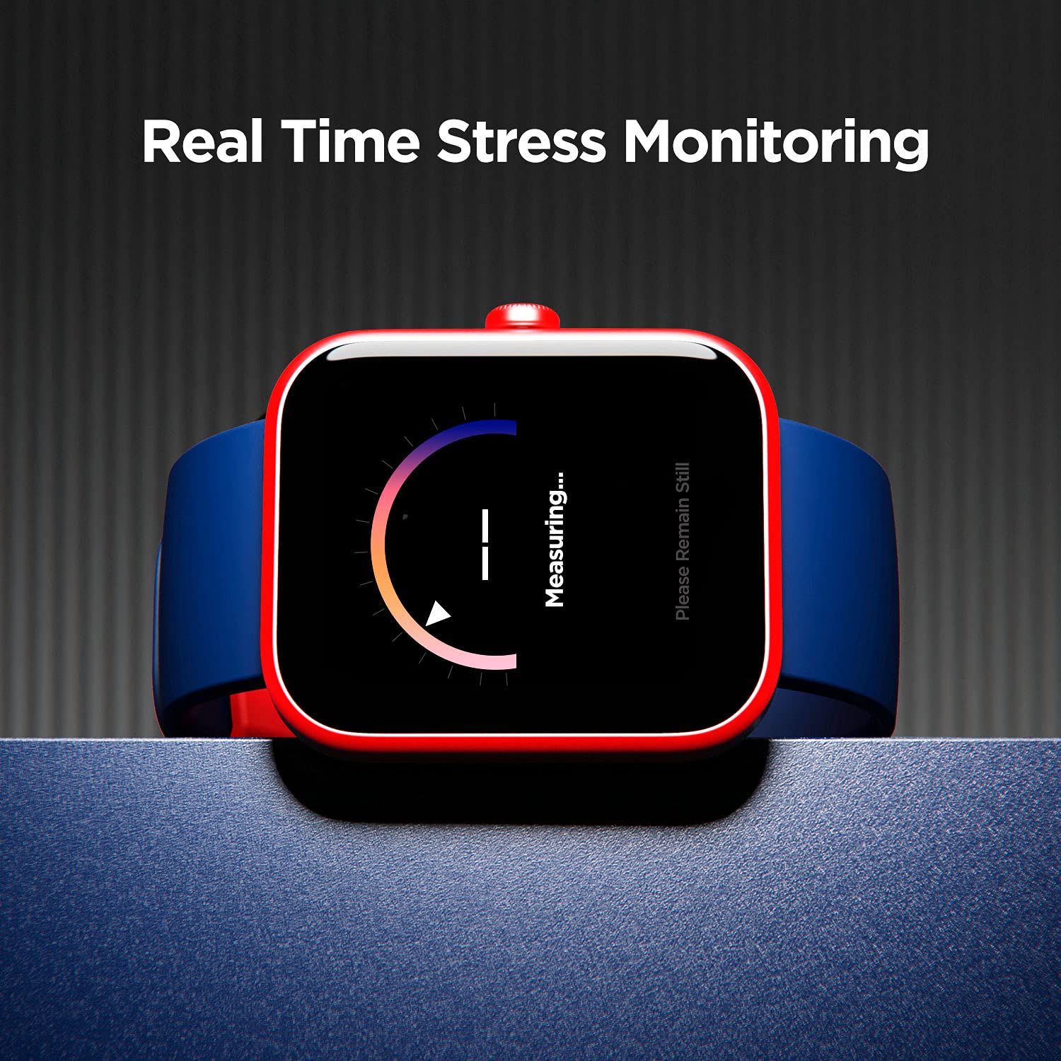 boAt Xtend Smart Watch with Alexa Built-in, 1.69” HD Display, Multiple Watch Faces, Stress Monitor, HR & SpO2 Monitoring, 14 Sports Modes, Sleep Monitor, 5 ATM & 7 Days Battery Life(Deep Blue)