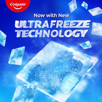 Colgate MaxFresh Toothpaste, Blue Gel Tooth Paste with Menthol for Super Fresh Breath, 300g, 150g X 2 (Peppermint Ice, Combo Pack Offer)