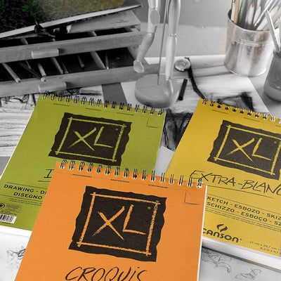 Canson XL Extra White 90 GSM A3 Album of 120 Fine Grain Sheets