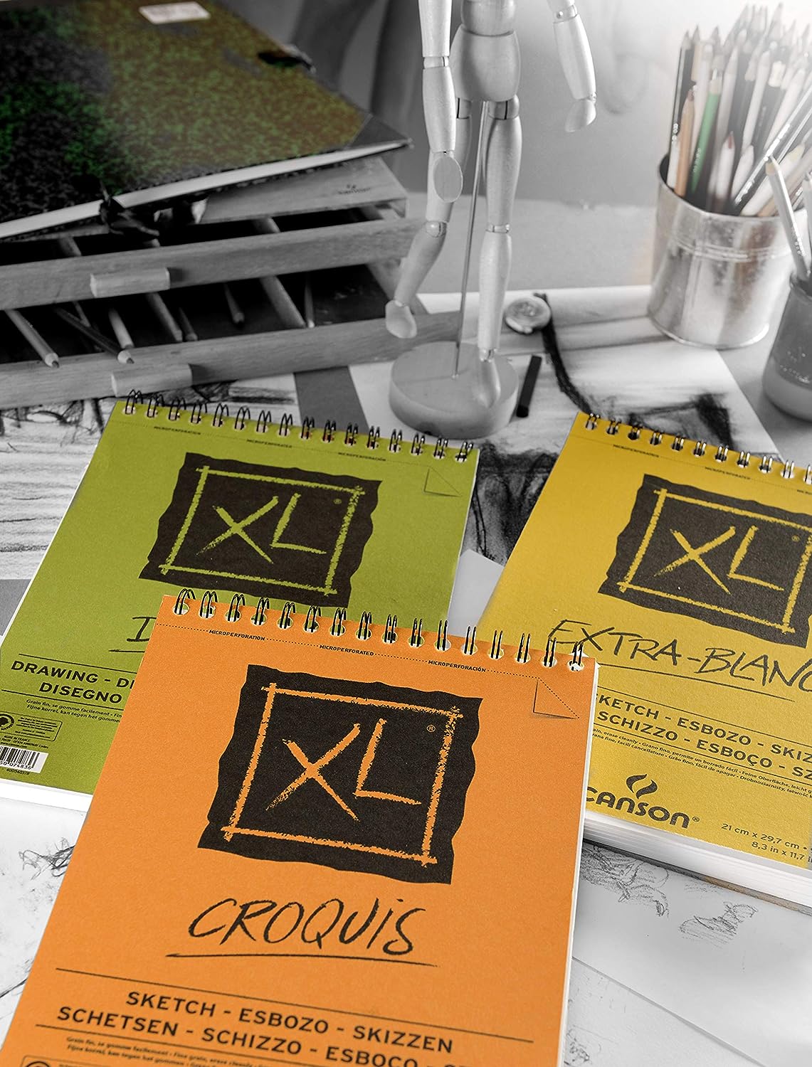Canson XL Extra White 90 GSM A3 Album of 120 Fine Grain Sheets